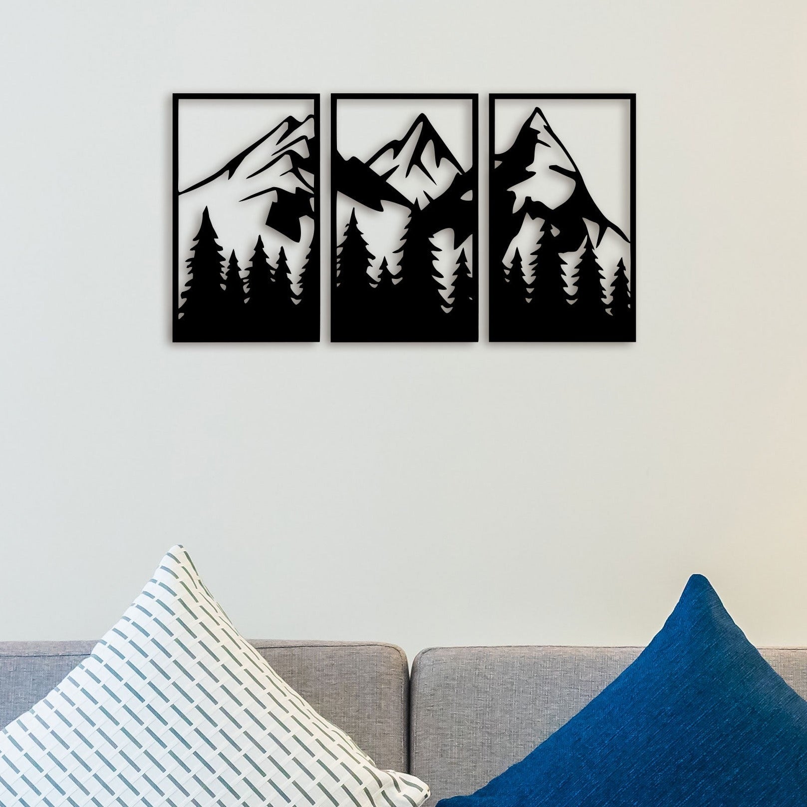 3 Piece Mountain Wall Art