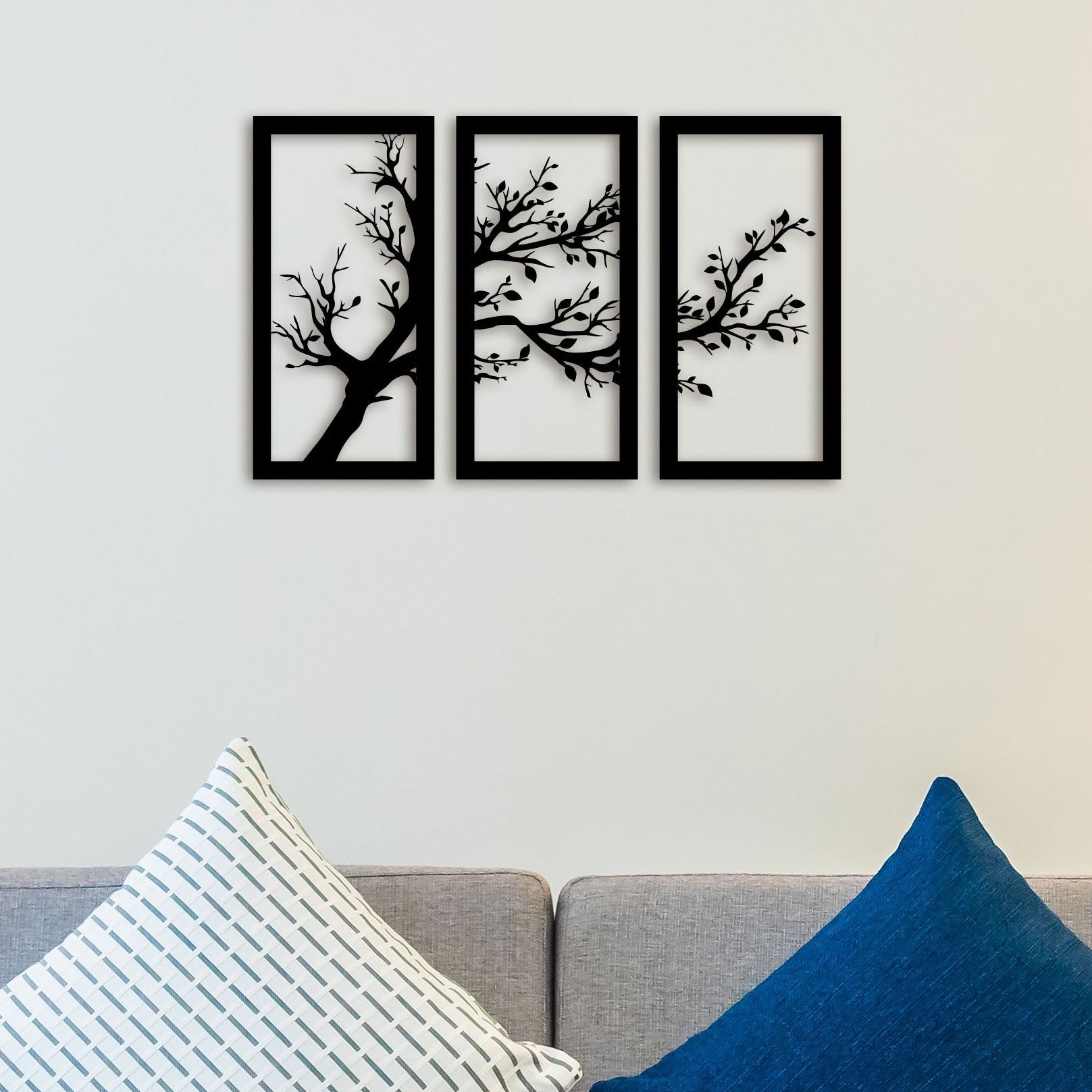 3 Piece Dried Tree Wall Art