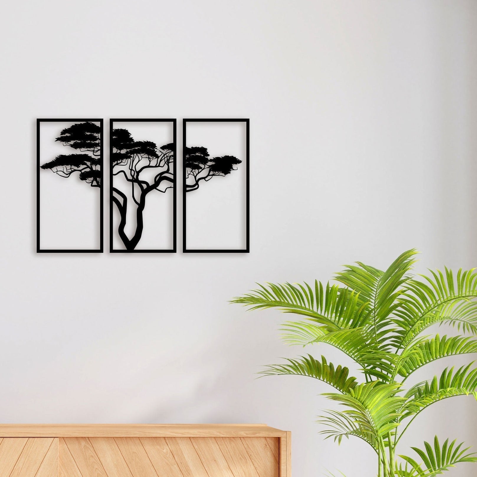 3 Piece Bonsai Tree Wall Art