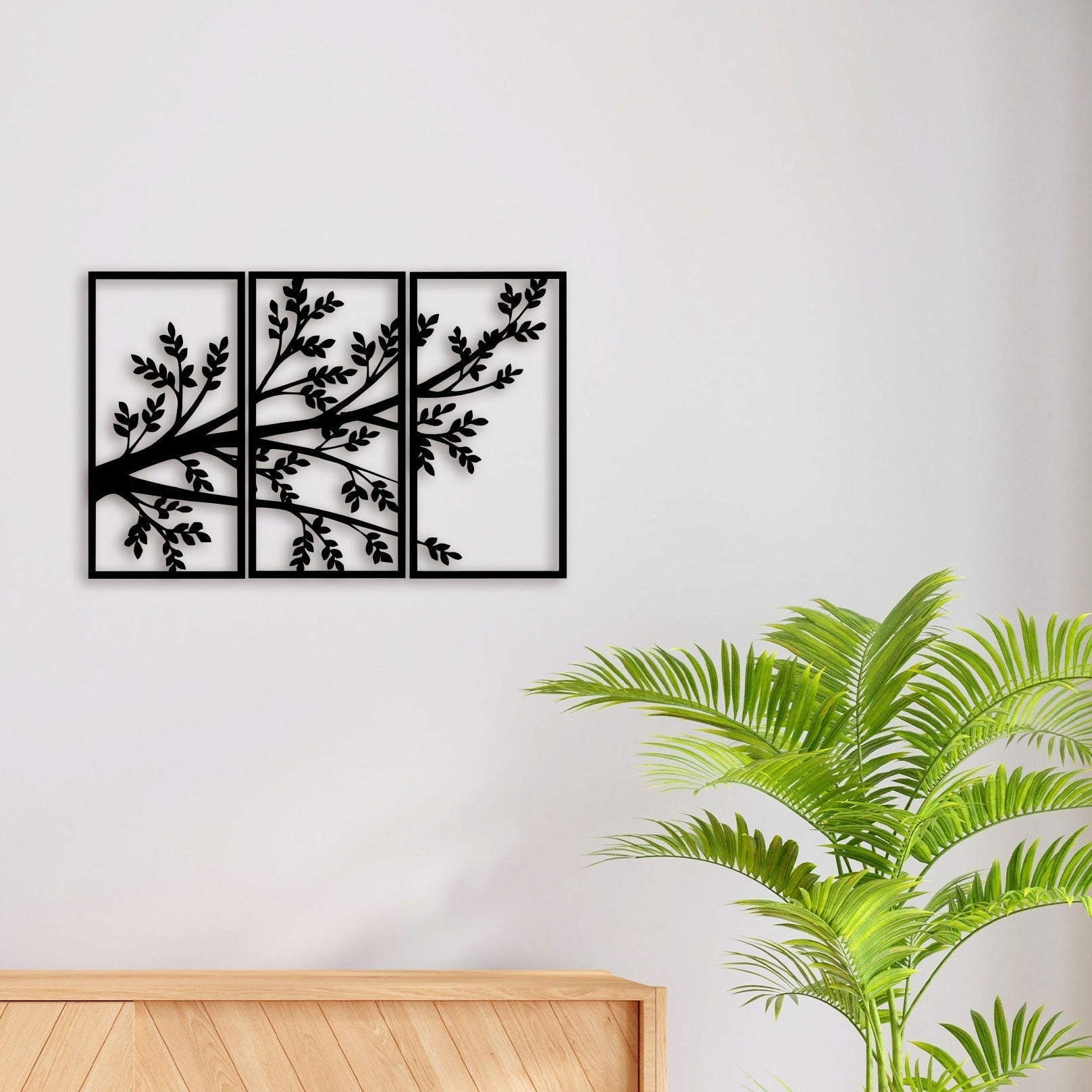 3 Piece Leaf Wall Art