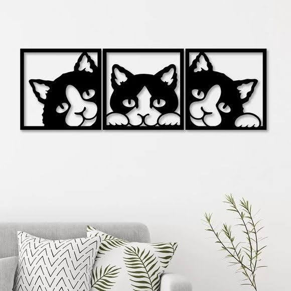 Cute Cats Combo Wall Art