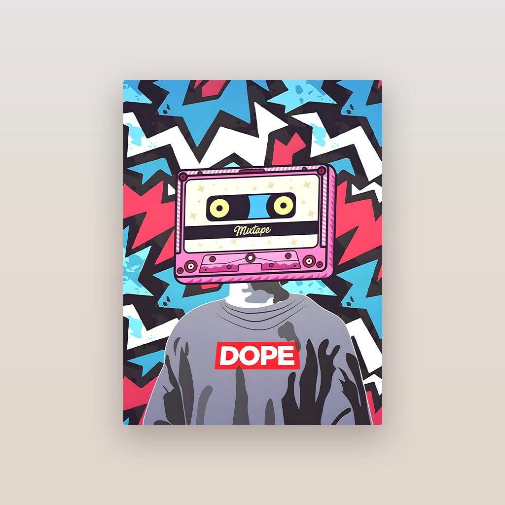 Dope Mixtape Metal Poster