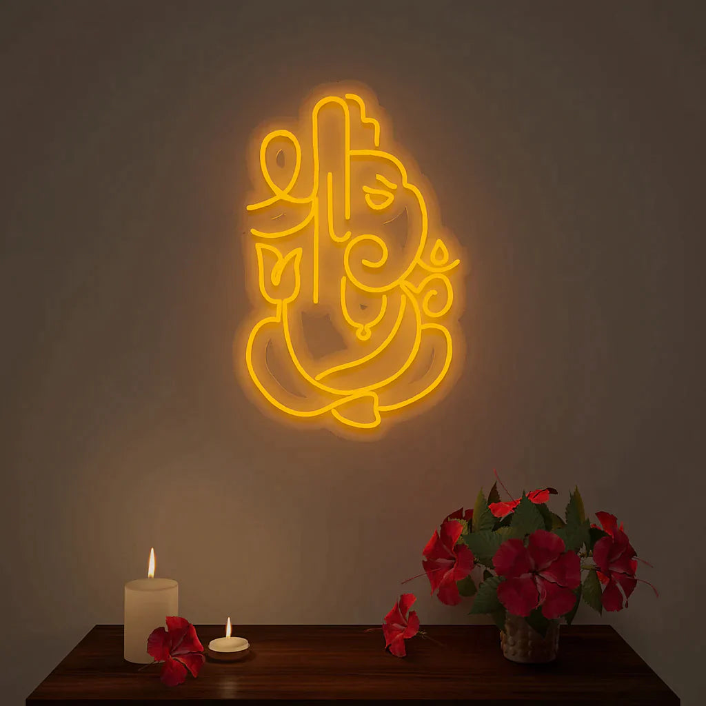 Shree Ganesha Neon LED Light