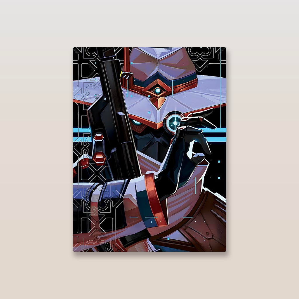 Cypher Valorant Metal Poster