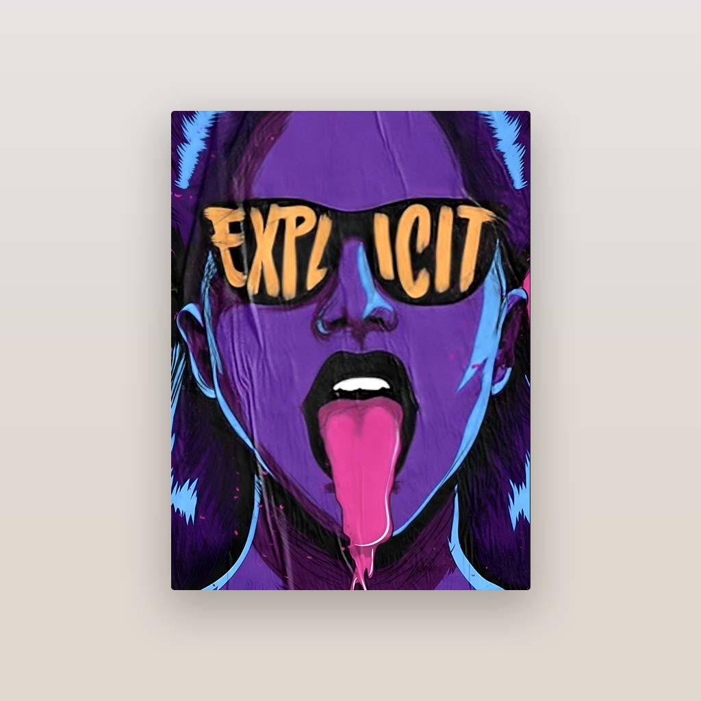 Explicit Metal Poster