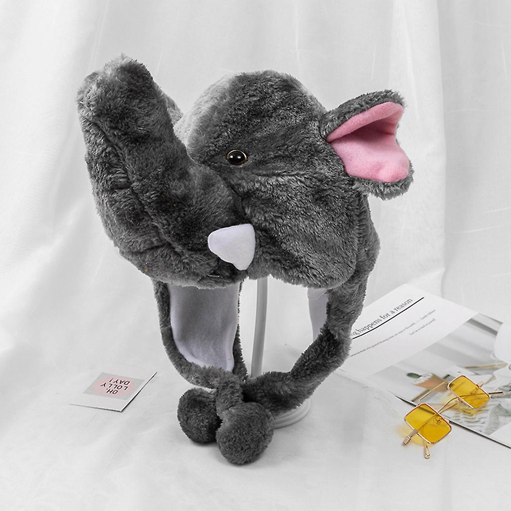 Cute Elephant Plush Hat