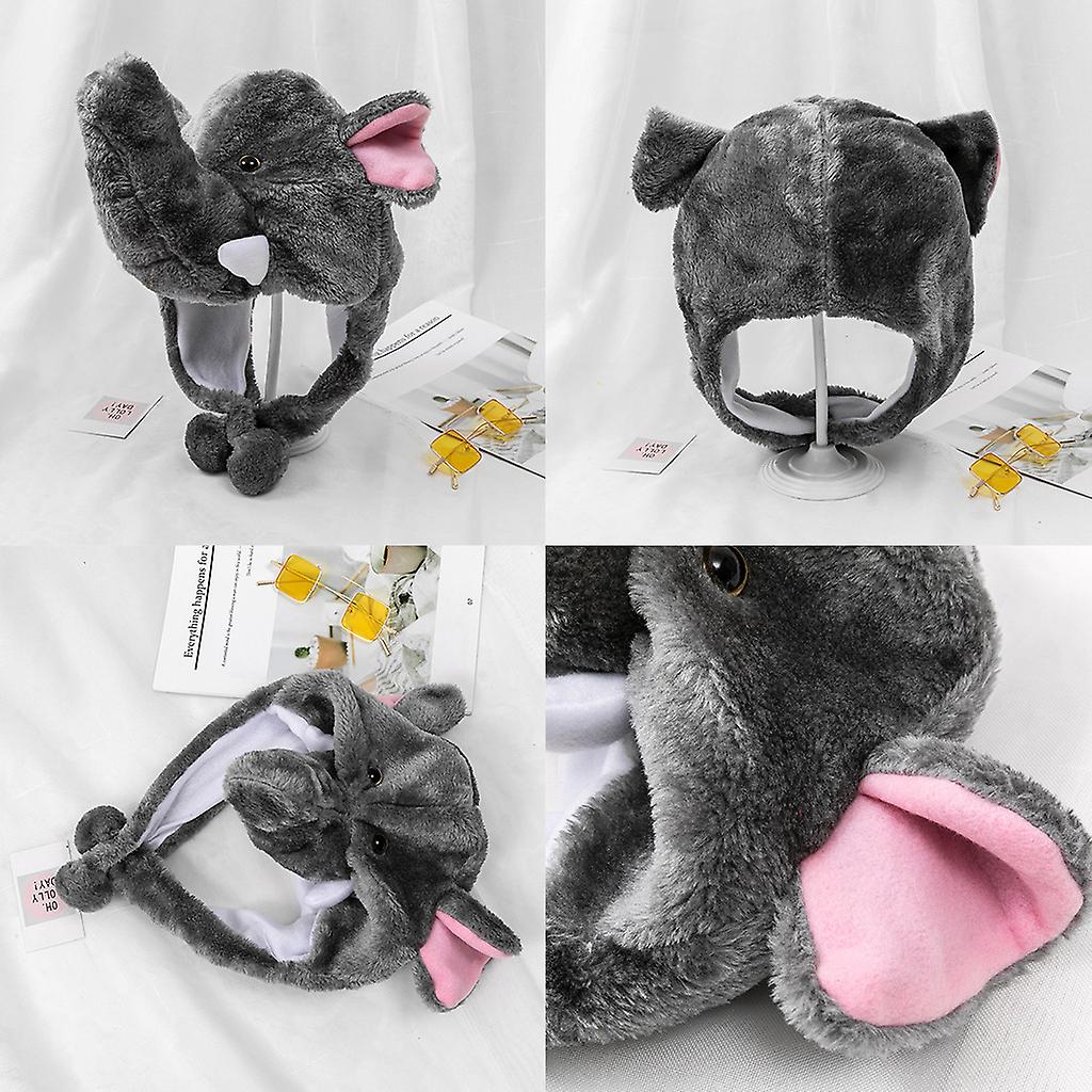 Cute Elephant Plush Hat