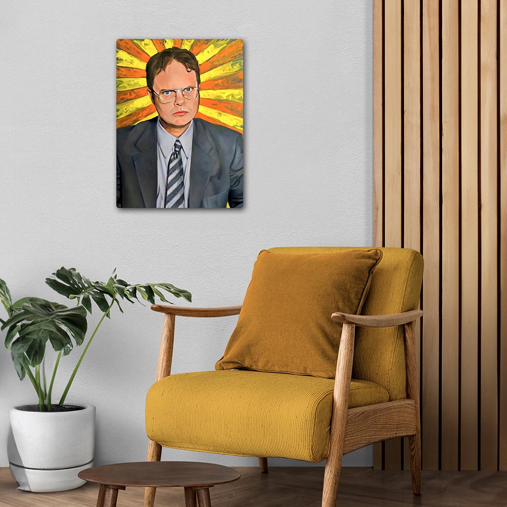 Dwight Schrute The Office Metal Poster