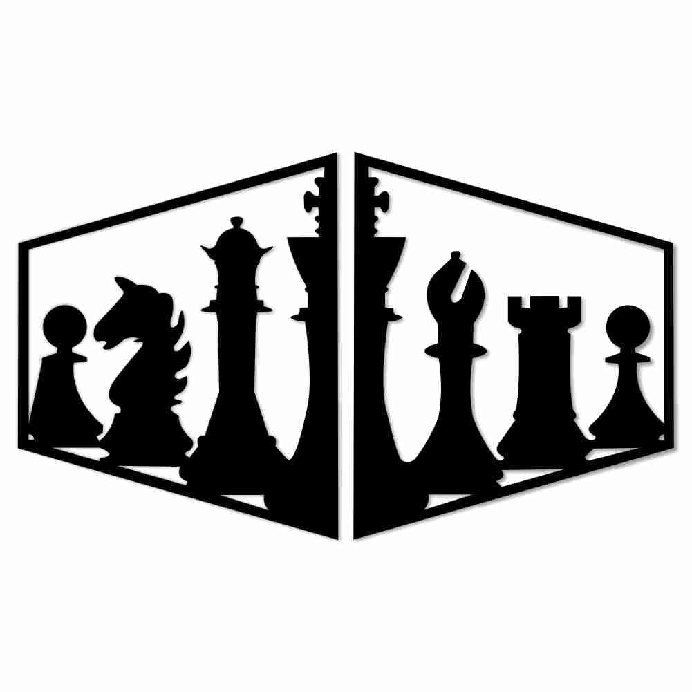 Chess Pieces Wall Art