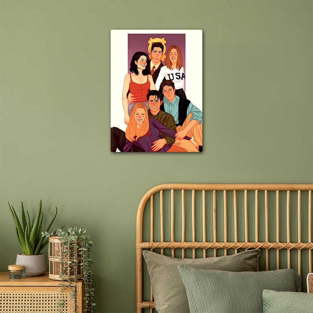 Friends Art Metal Poster