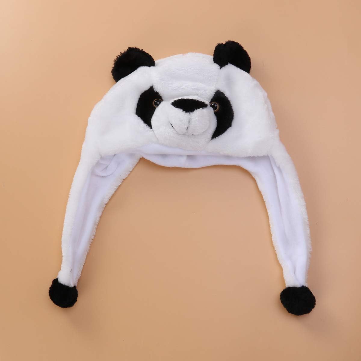 Panda Bear Plush Animal Winter Ski Hat