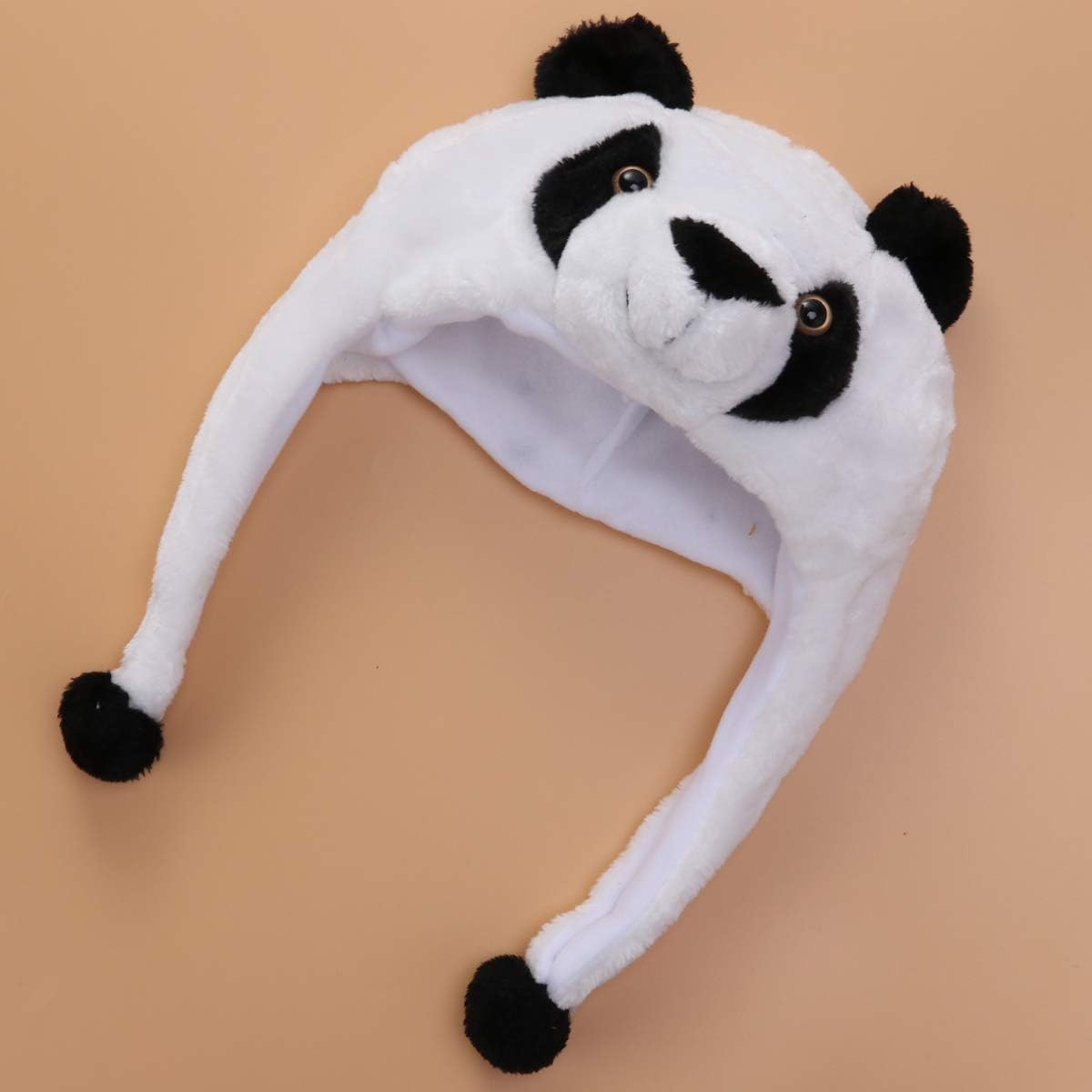 Panda Bear Plush Animal Winter Ski Hat