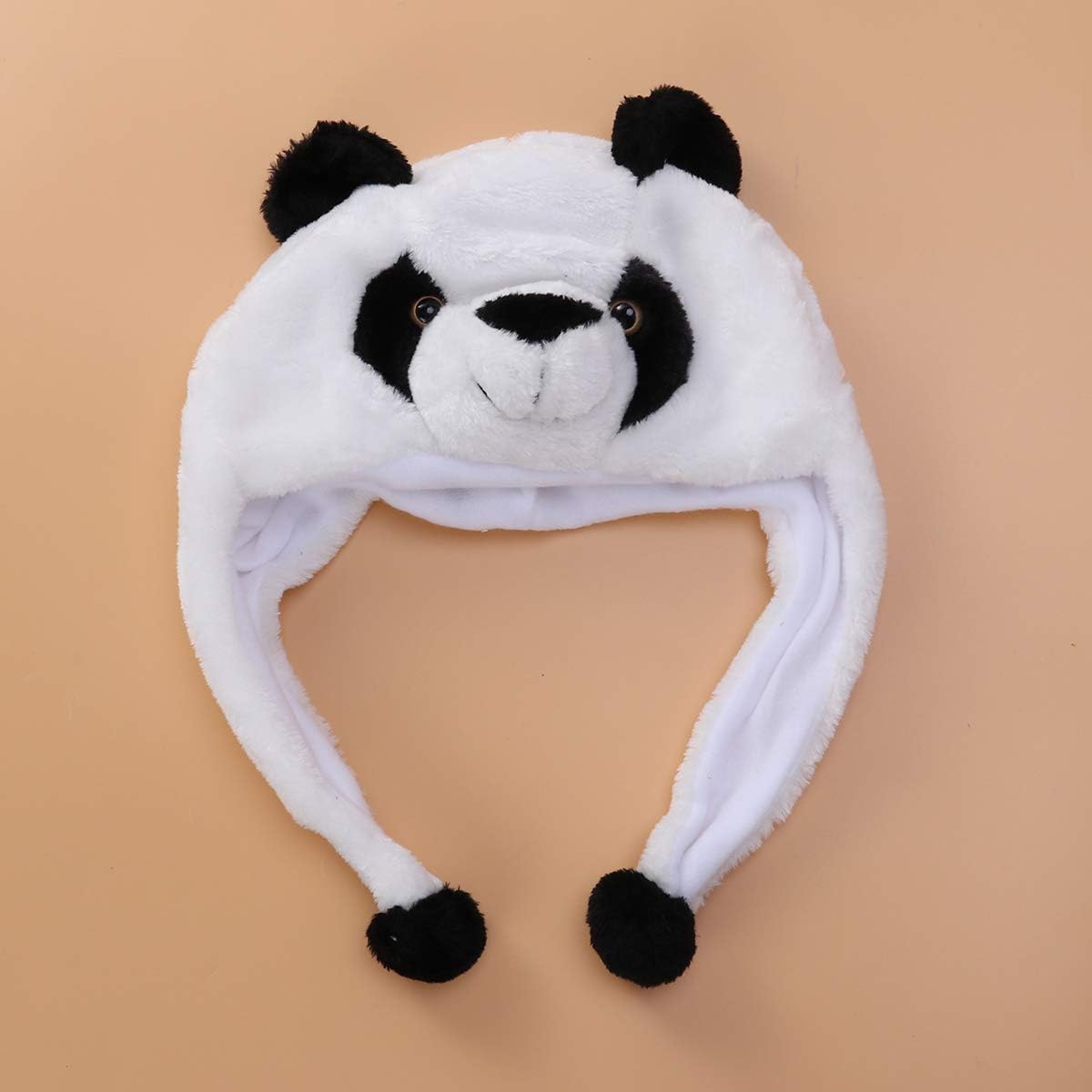 Panda Bear Plush Animal Winter Ski Hat