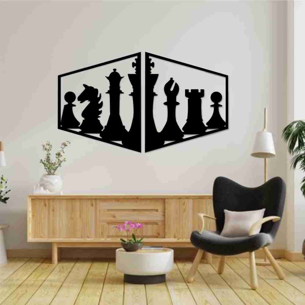 Chess Pieces Wall Art