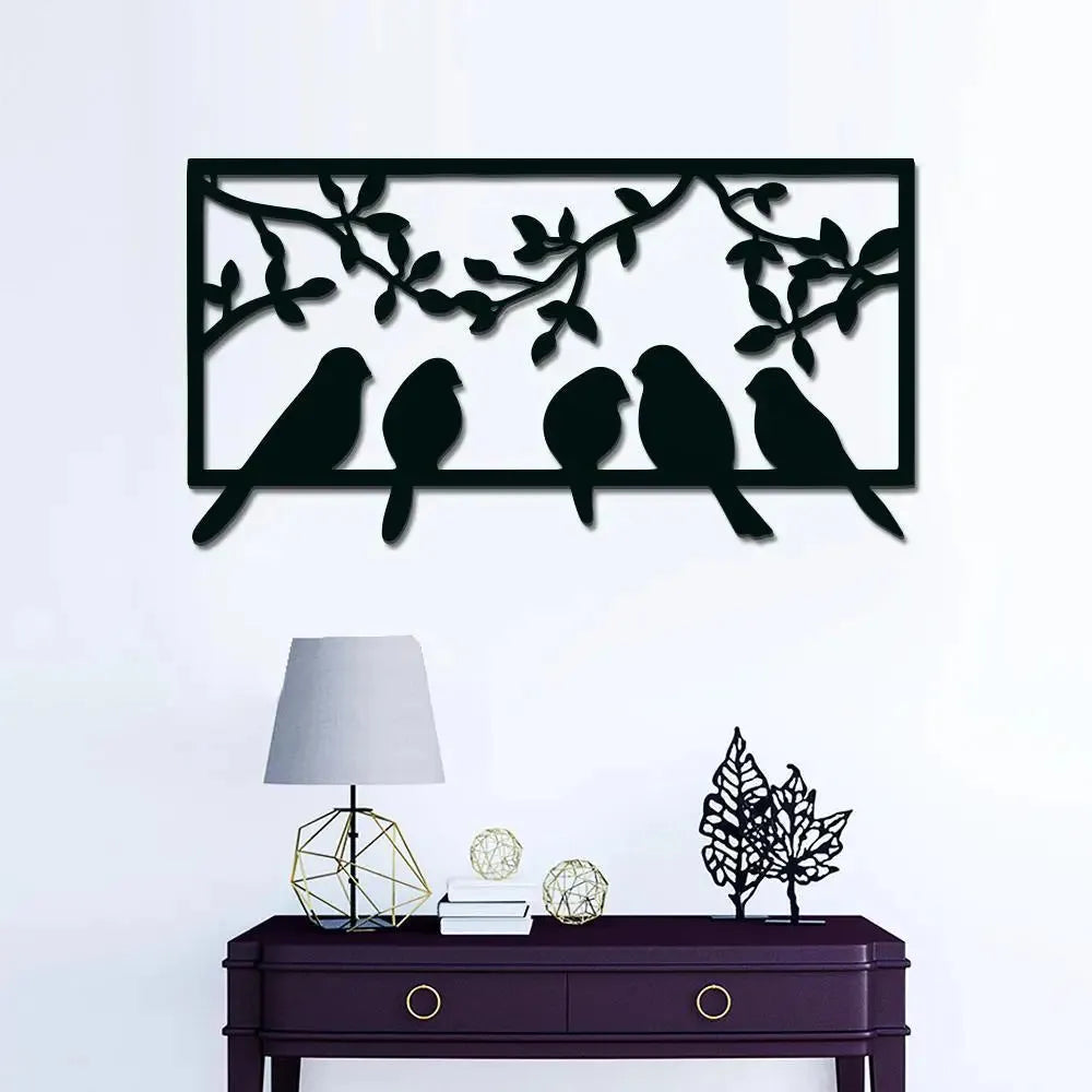 Sitting Birds Wall Art