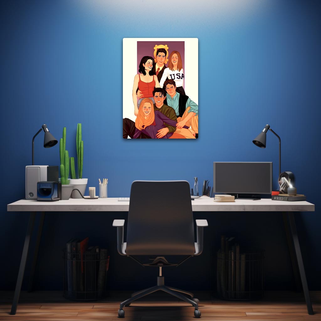 Friends Art Metal Poster