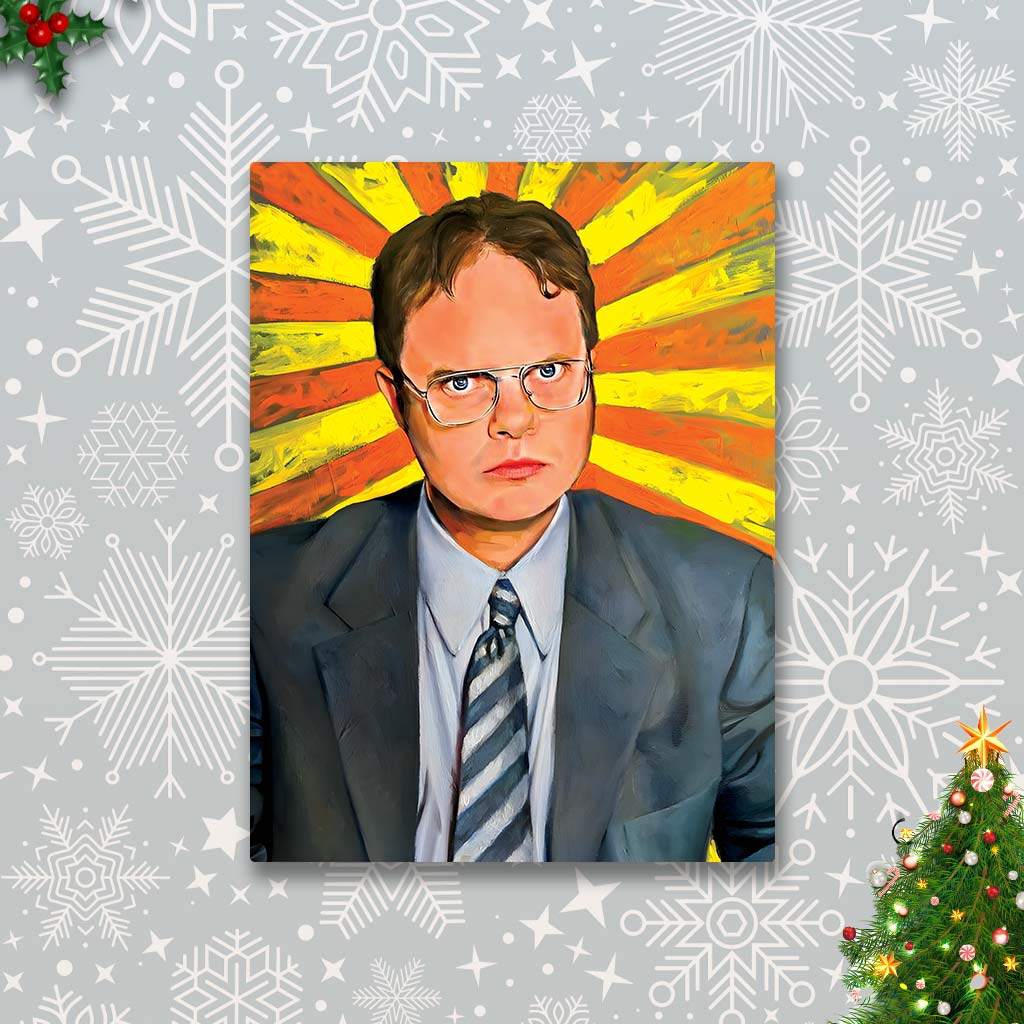 Dwight Schrute The Office Metal Poster