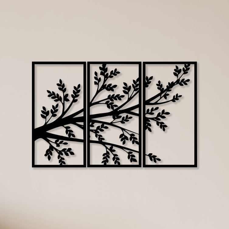 3 Piece Leaf Wall Art