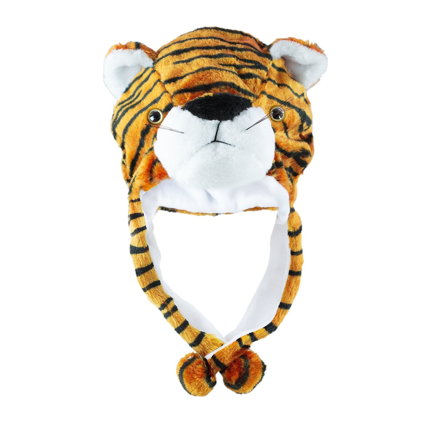 Tiger Plush Animal Winter Ski Hat