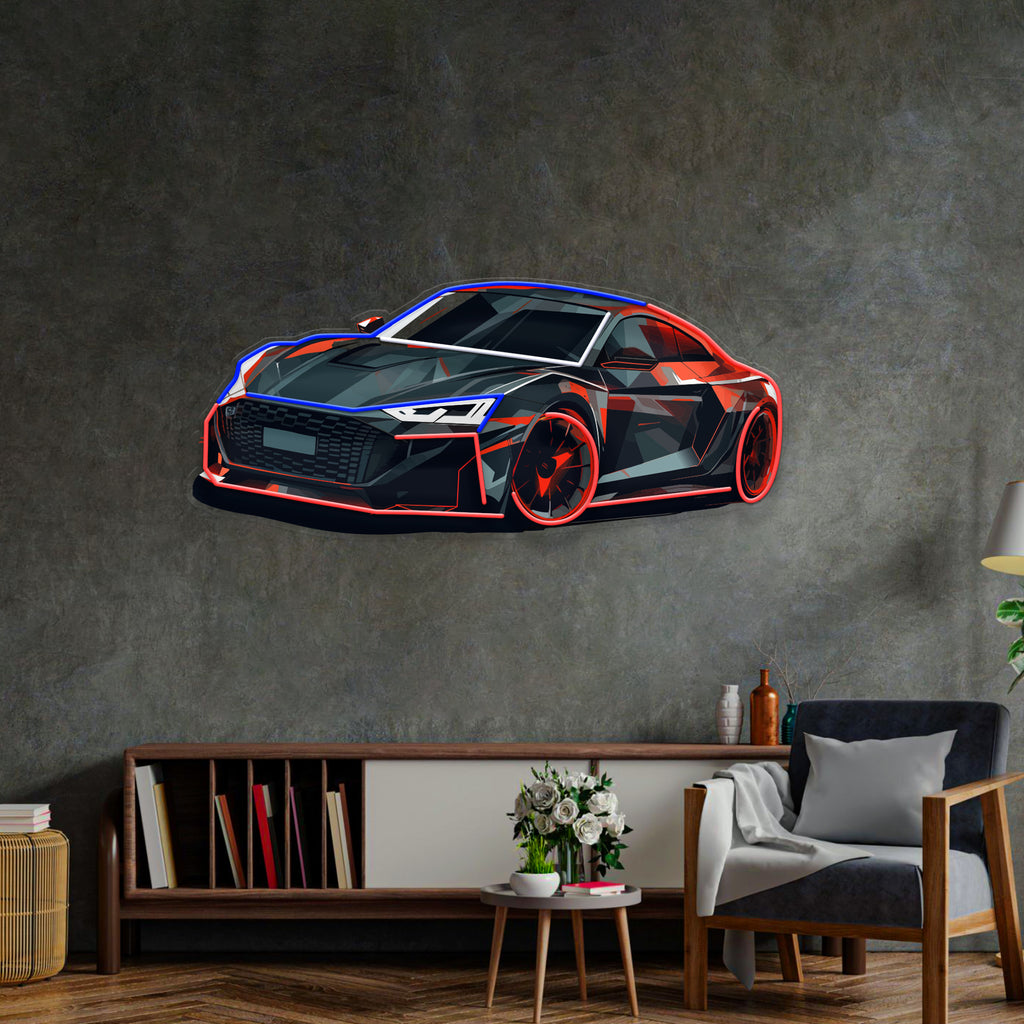 Modern Sports Car LED Neon Sign Light Pop Art