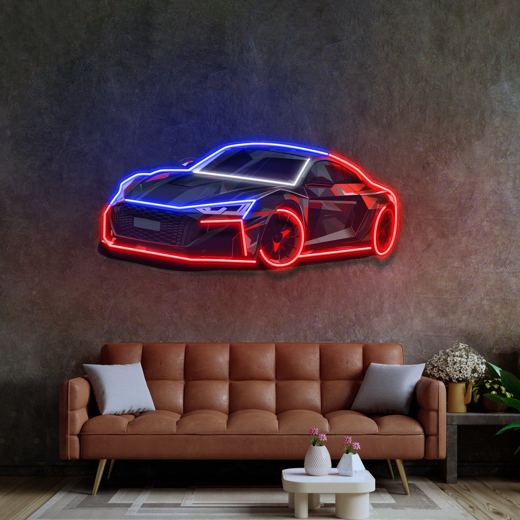 Modern Sports Car LED Neon Sign Light Pop Art