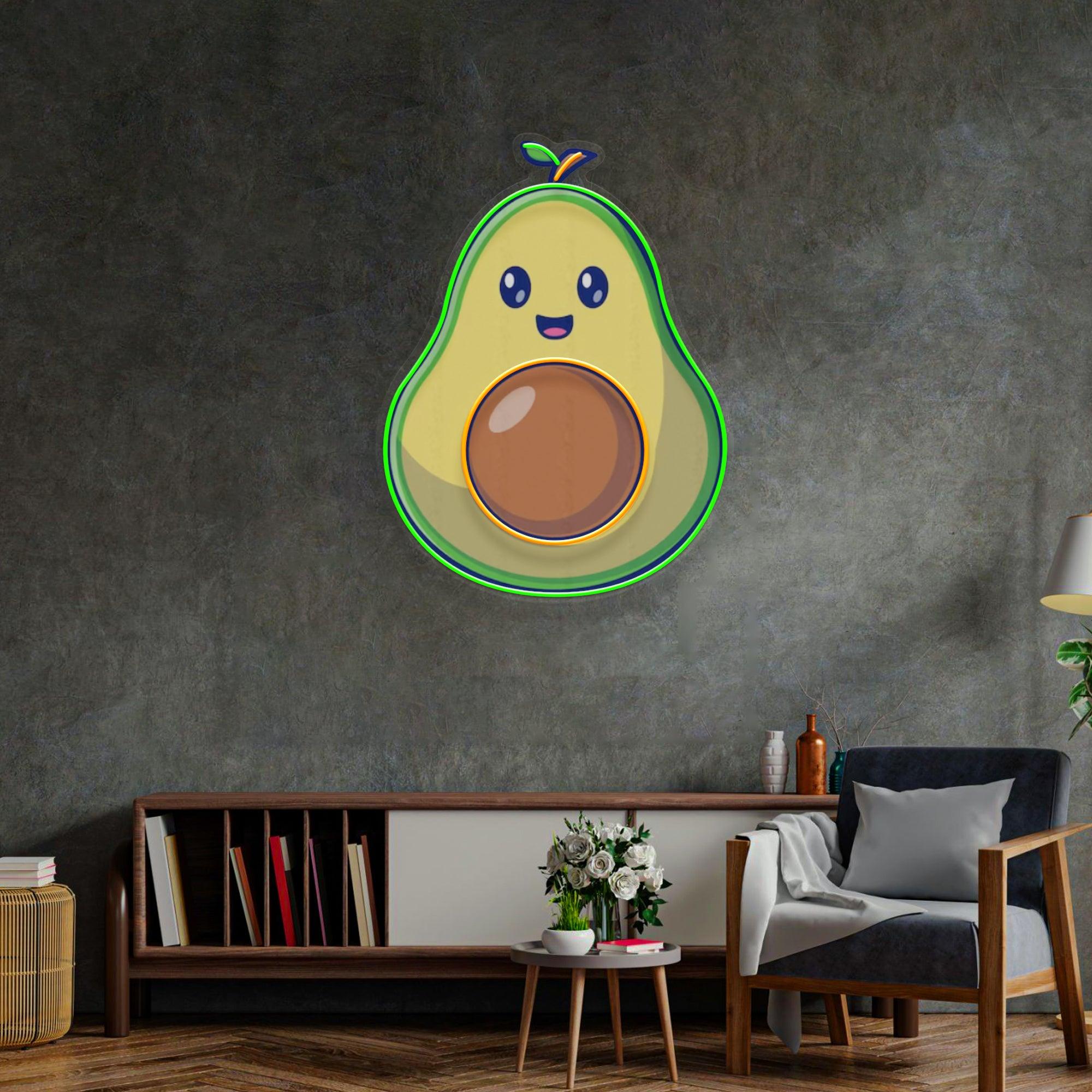 Avocado Baby Led Neon Acrylic Artwork