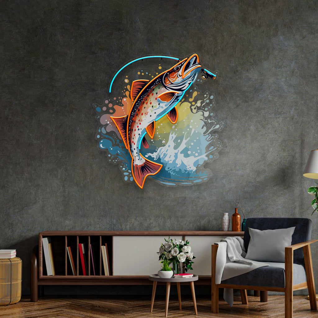 Beautiful Fish Pictures LED Neon Sign Light Pop Art