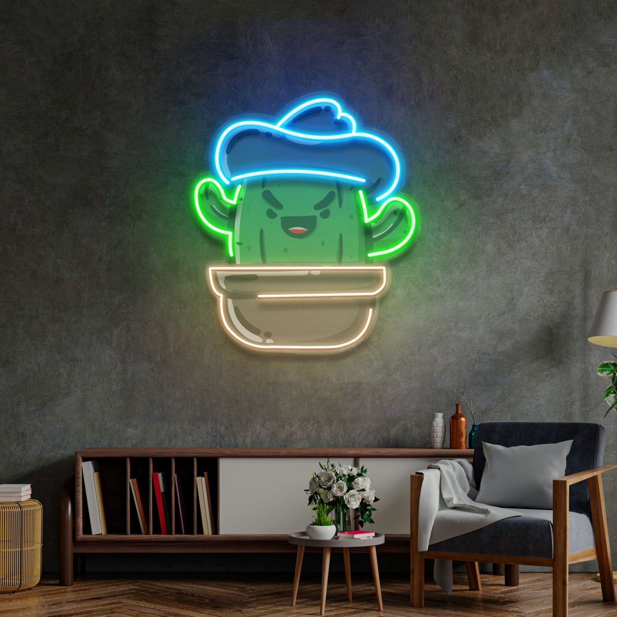 Cactus LED Neon Sign Light Pop Art