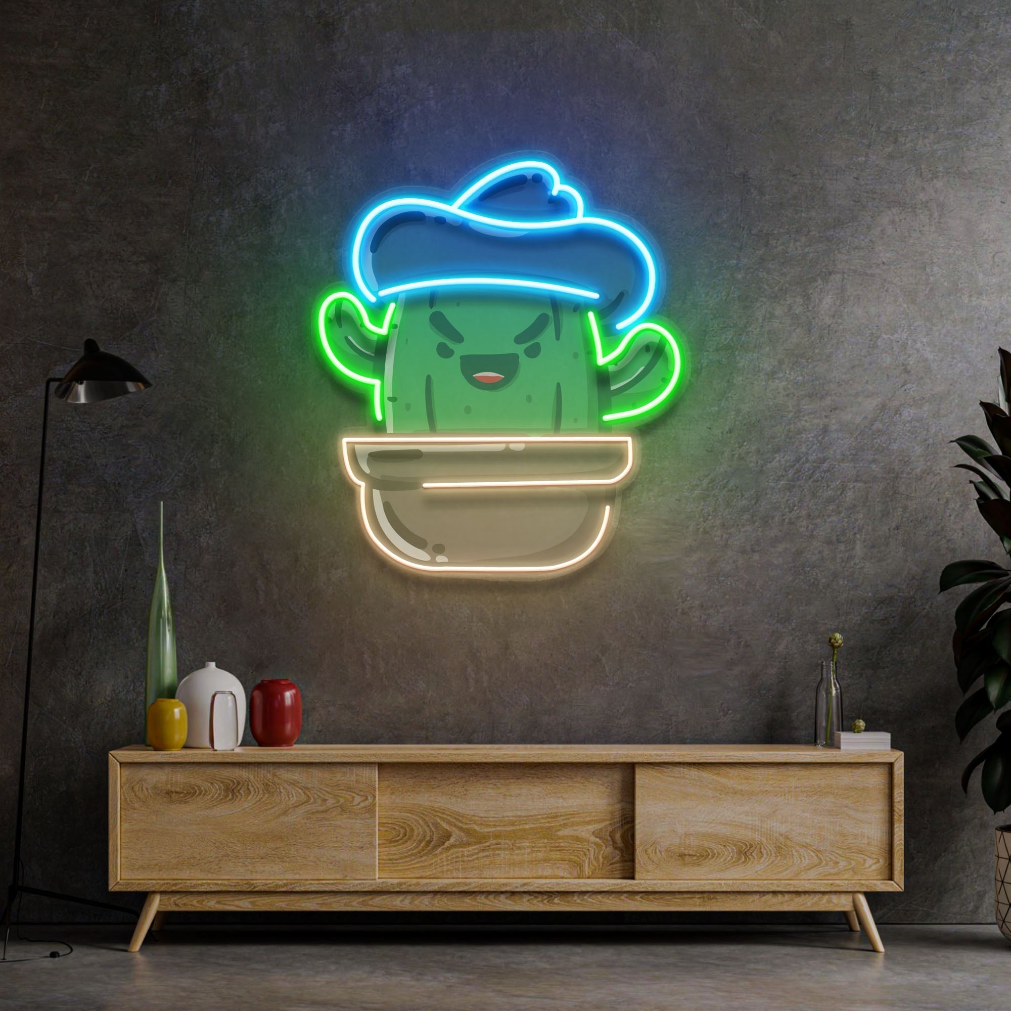 Cactus LED Neon Sign Light Pop Art