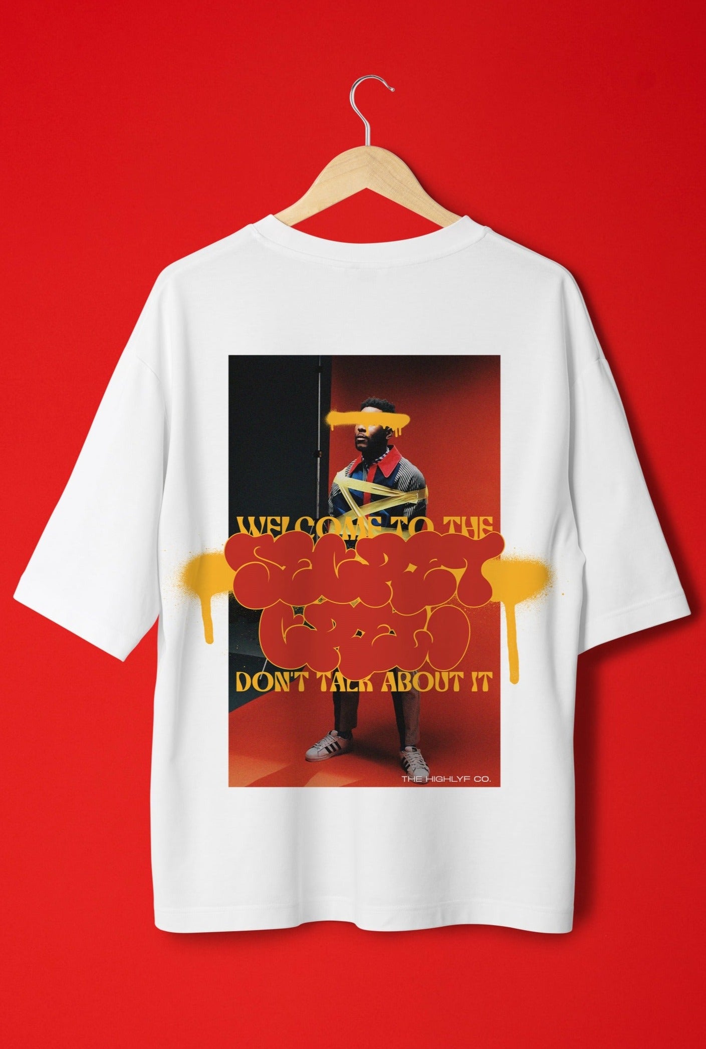 "DONT TALK ABOUTIT" UNISEX OVERSIZE TEE