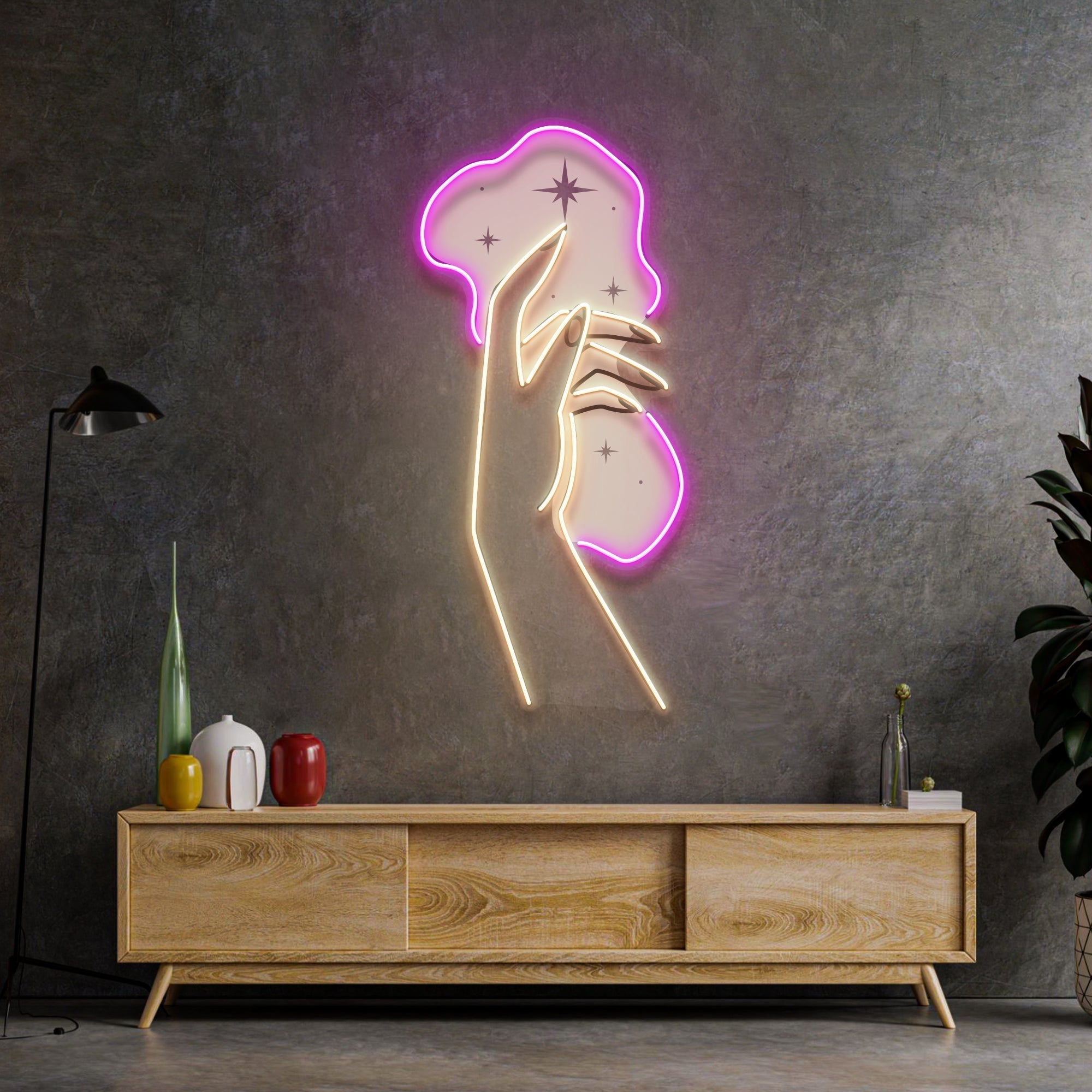 Fancy New Nails LED Neon Sign Light Pop Art