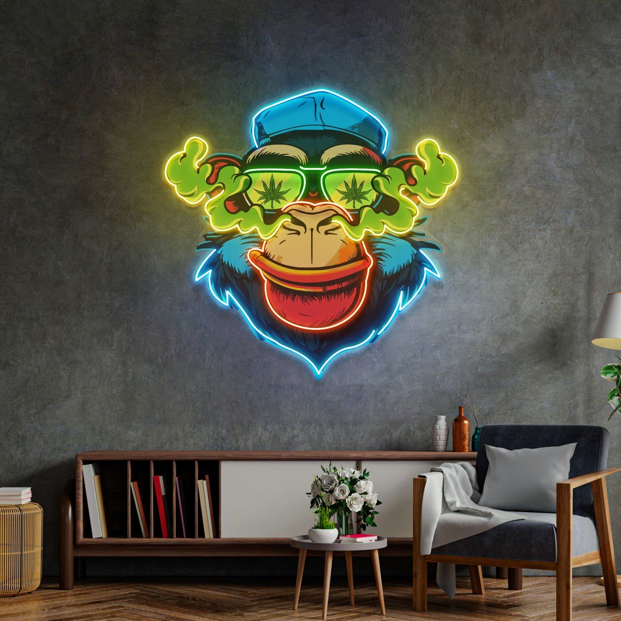 Flamboyant Monkey LED Neon Sign Light Pop Art