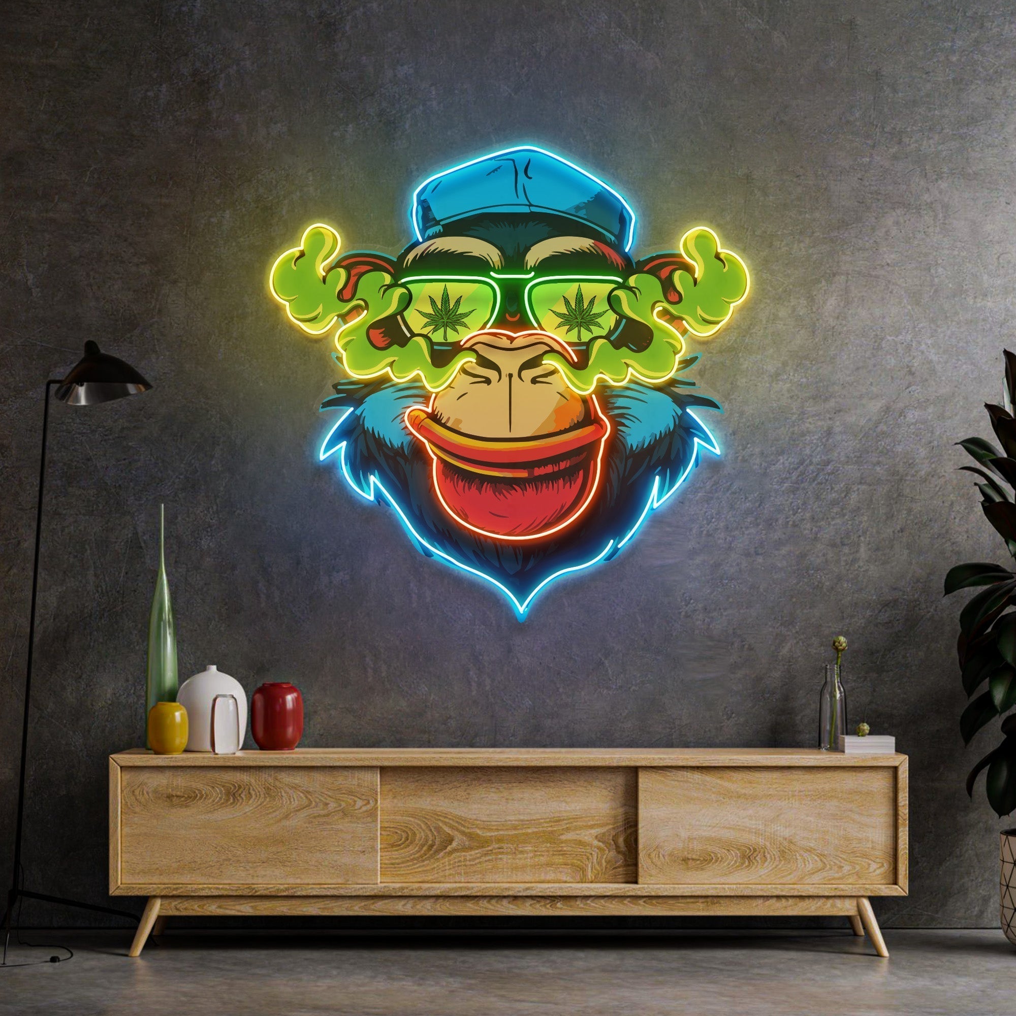 Flamboyant Monkey LED Neon Sign Light Pop Art