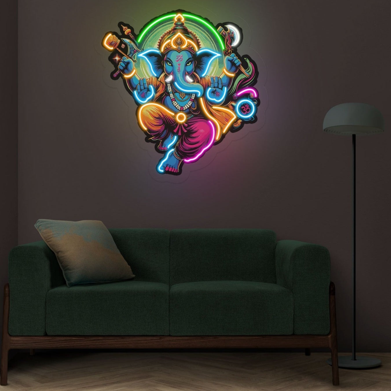 Lord Ganesh Neon Sign Artwork