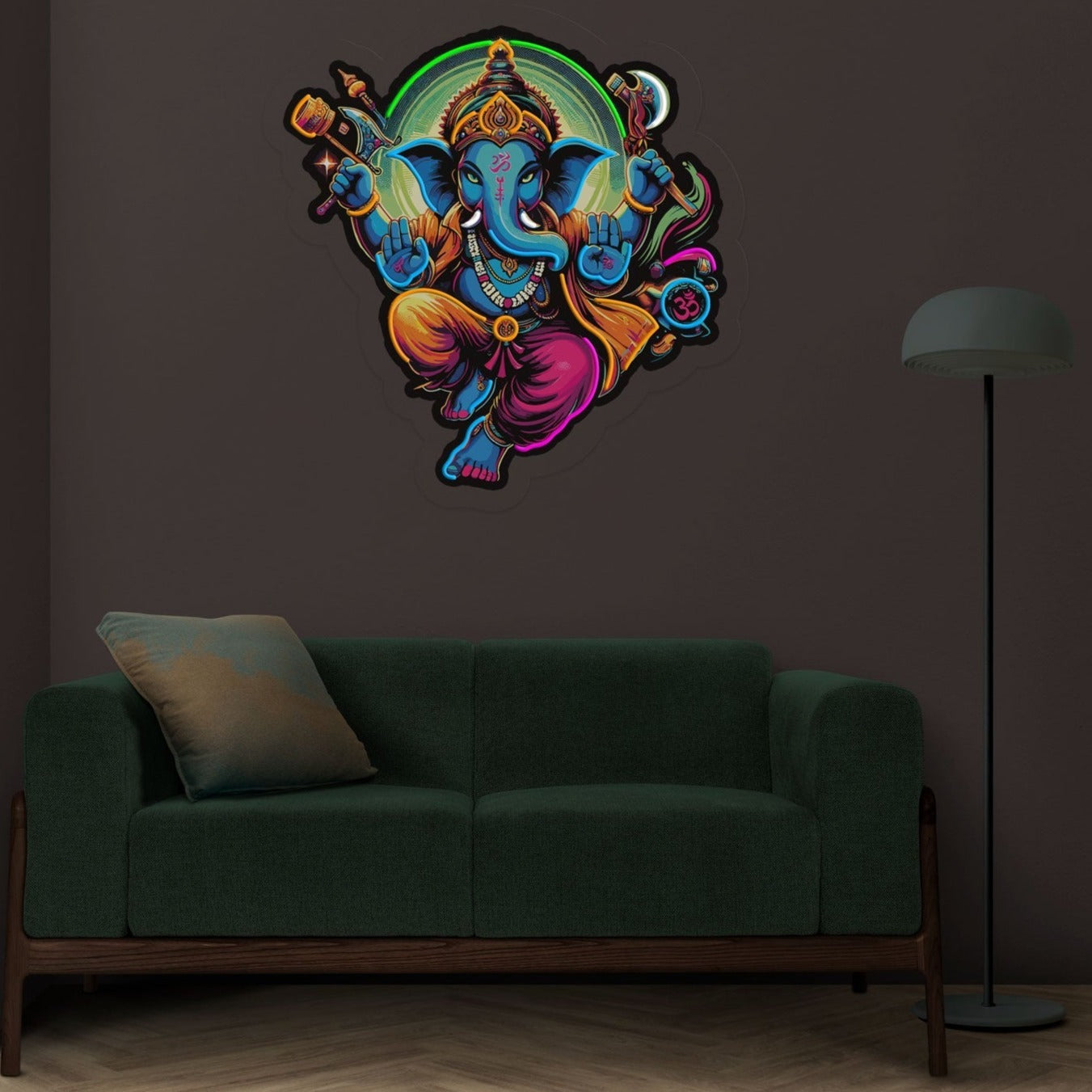 Lord Ganesh Neon Sign Artwork