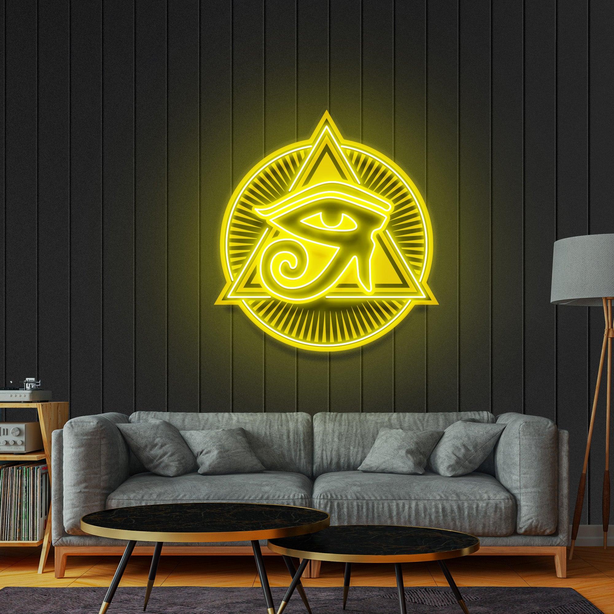 Horus Eye Led Neon Acrylic Artwork