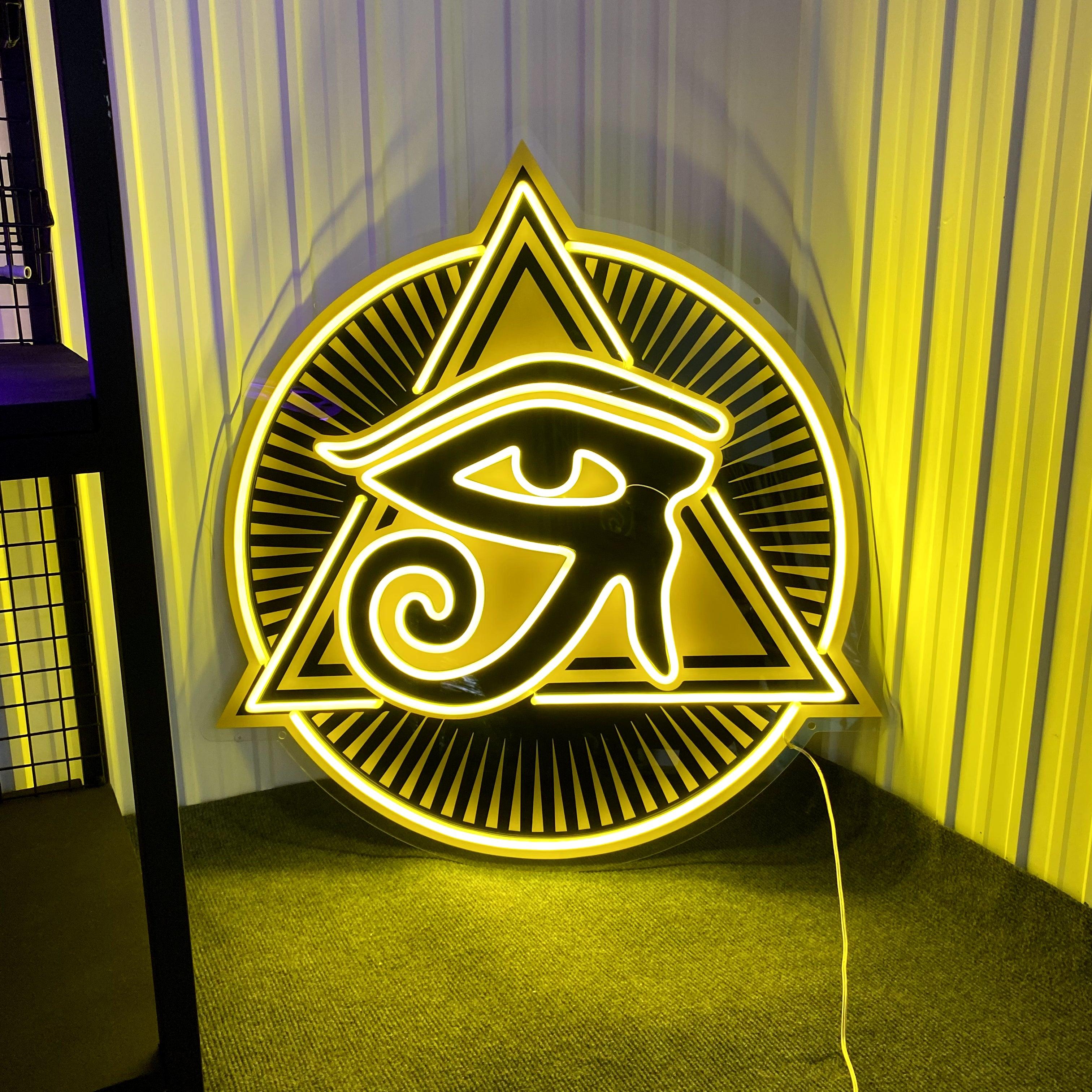 Horus Eye Led Neon Acrylic Artwork