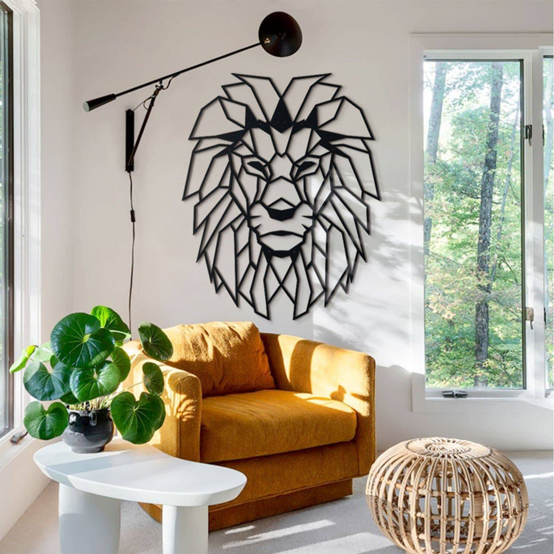 Lion Head Wall Art