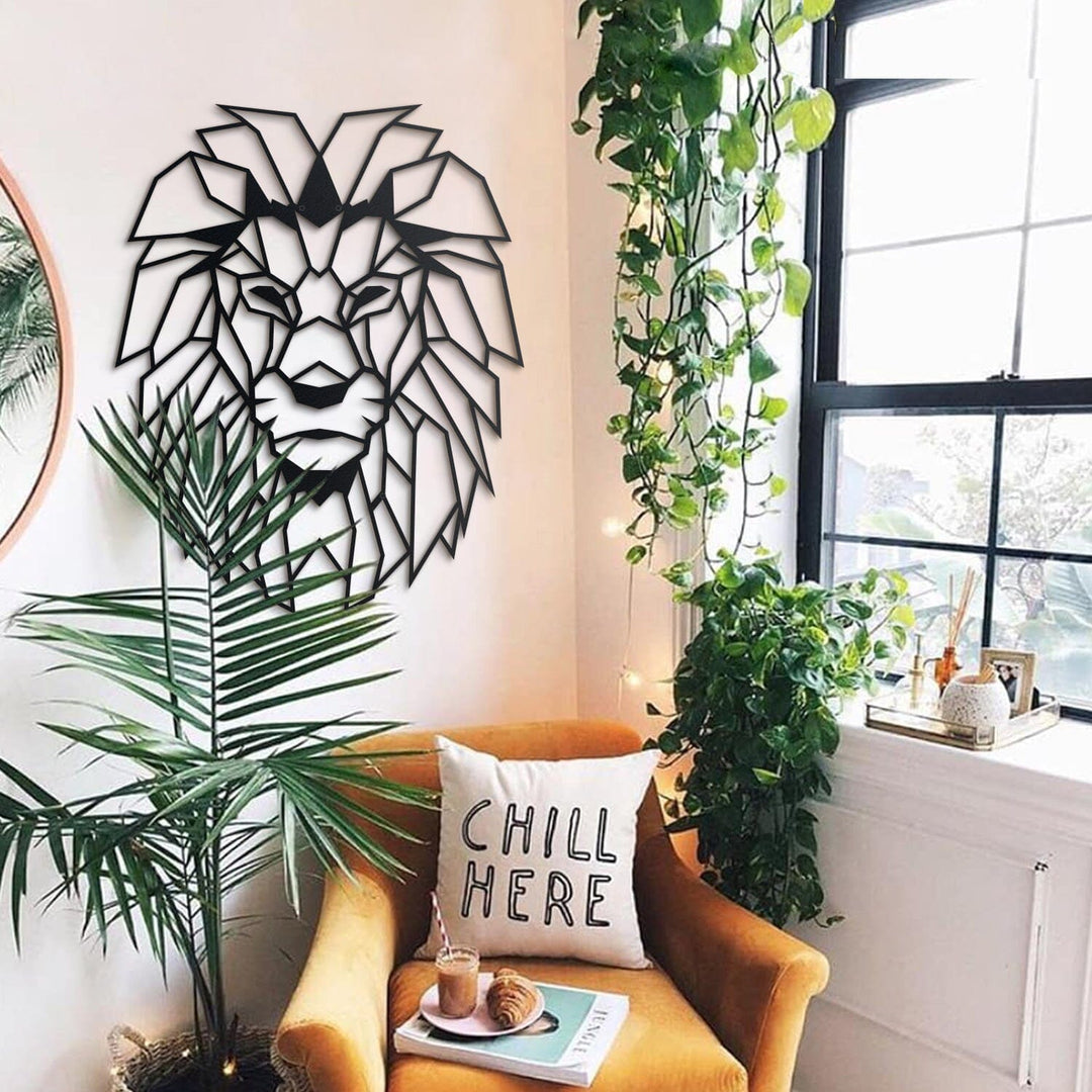 Lion Head Wall Art