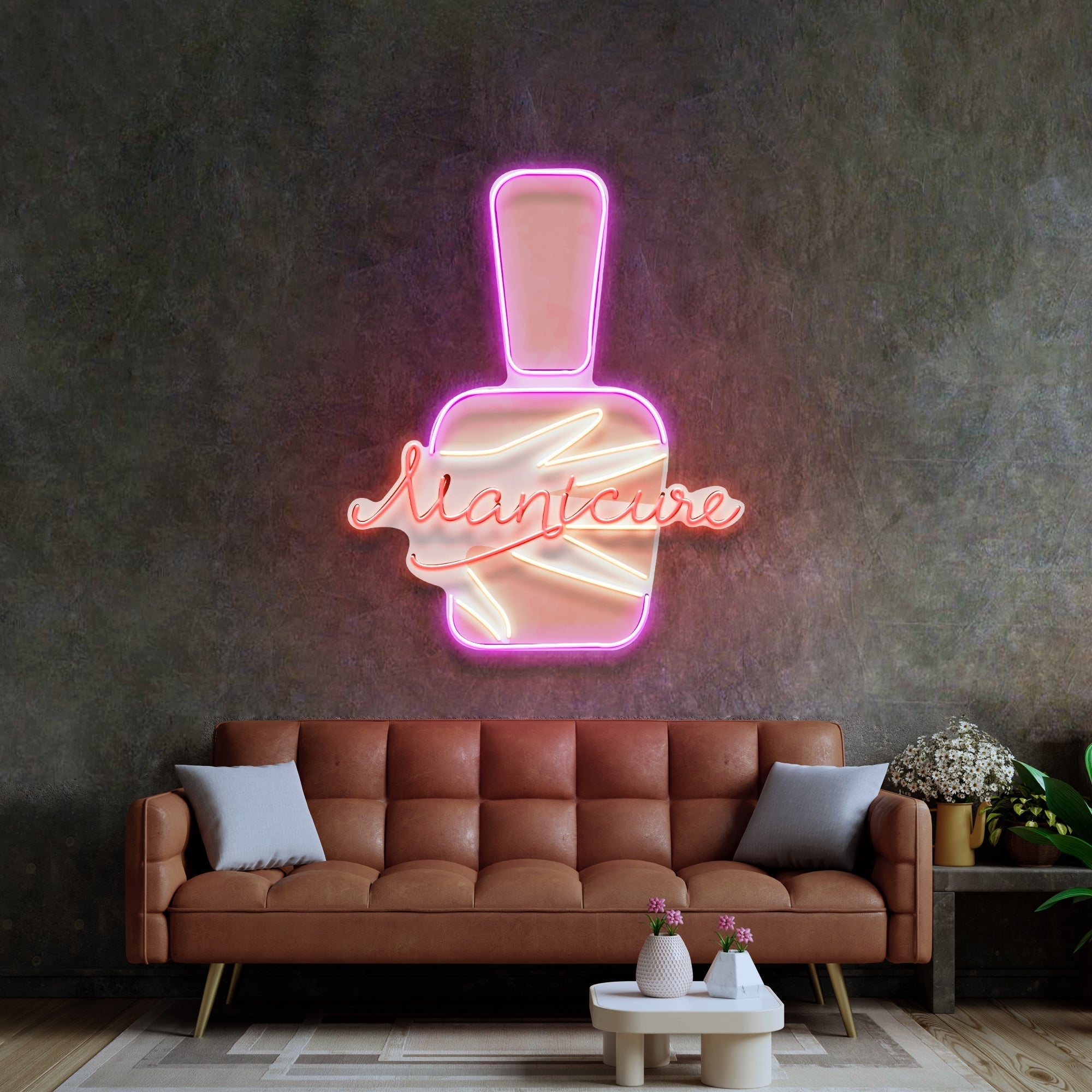 Manicure LED Neon Sign Light Pop Art