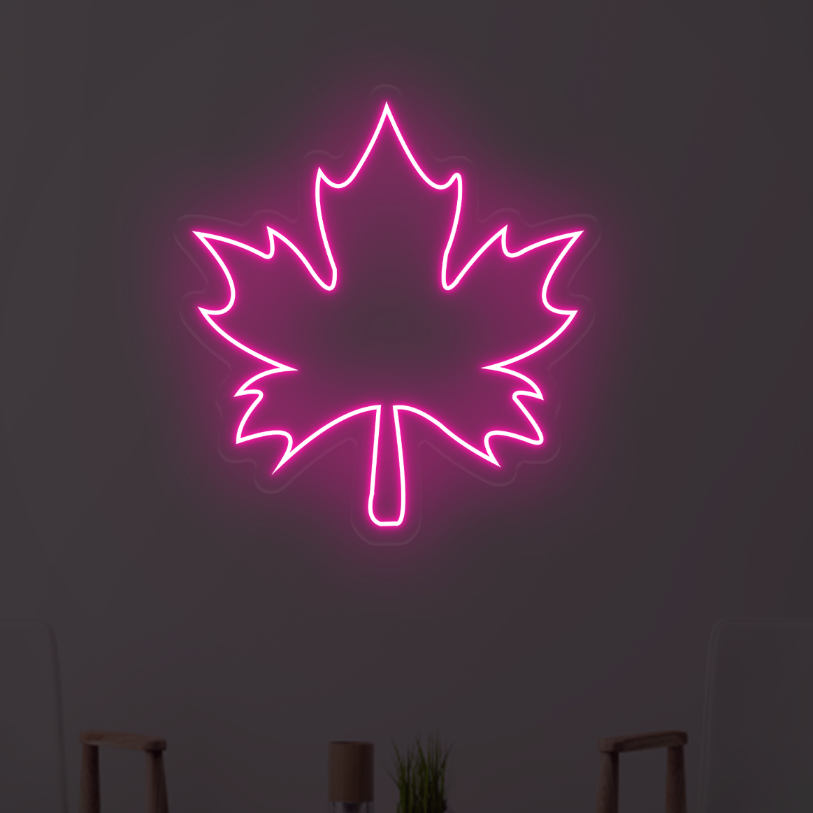 leave Neon Sign