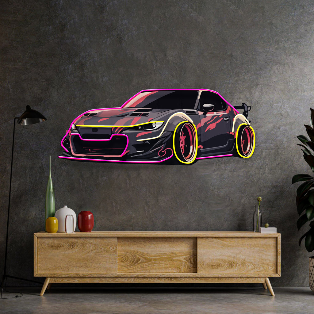 Race Drift LED Neon Sign Light Pop Art