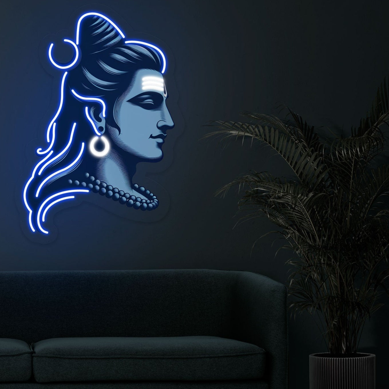 Lord Shiva Neon Sign Artwork