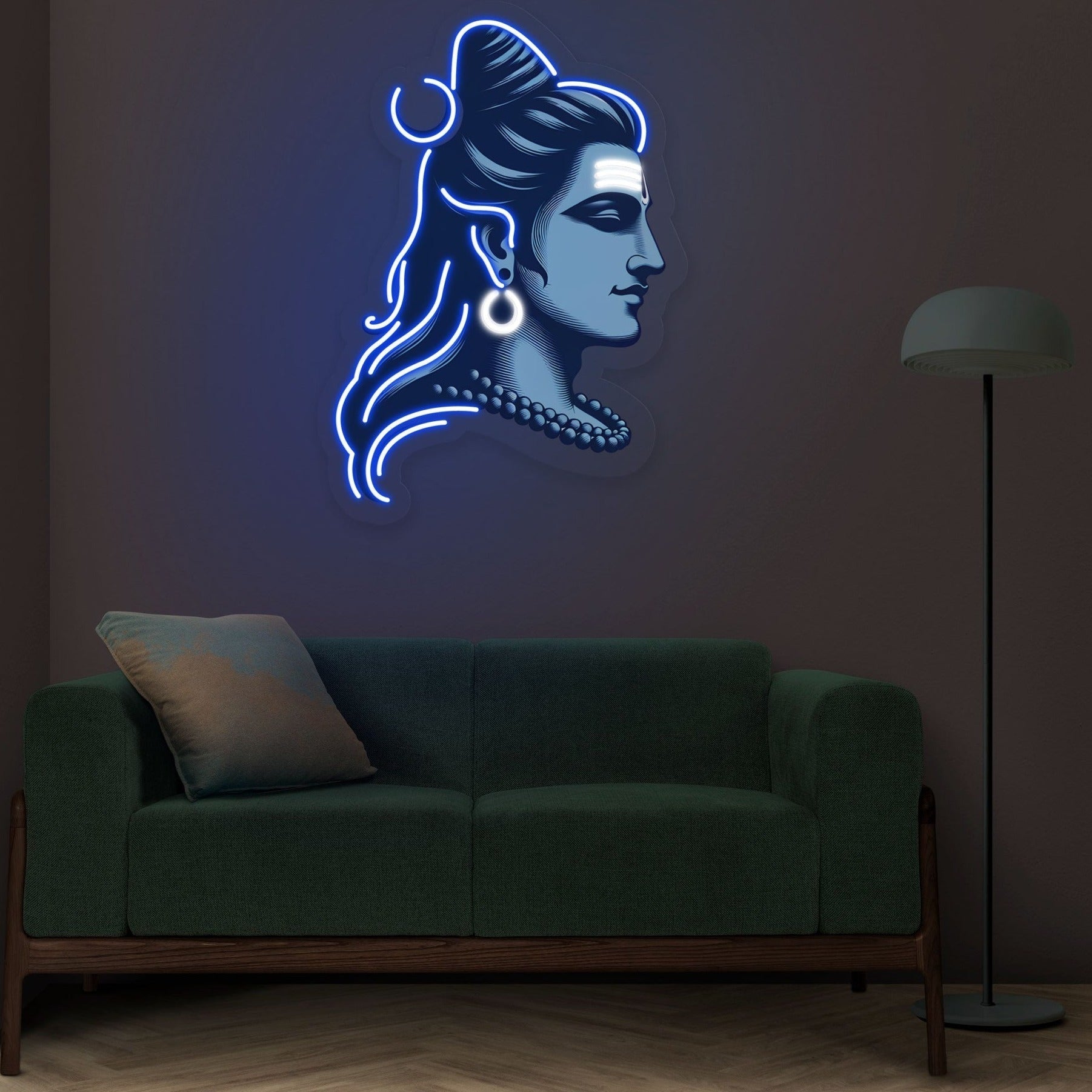 Lord Shiva Neon Sign Artwork