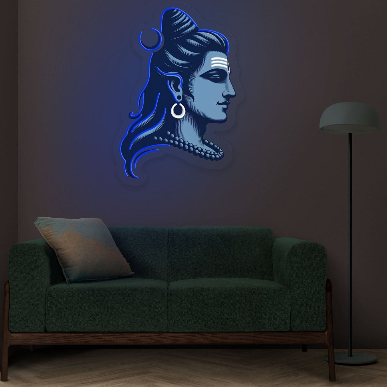 Lord Shiva Neon Sign Artwork