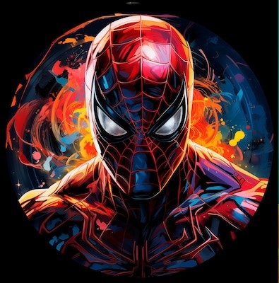 Spiderman Led Neon Acrylic Artwork