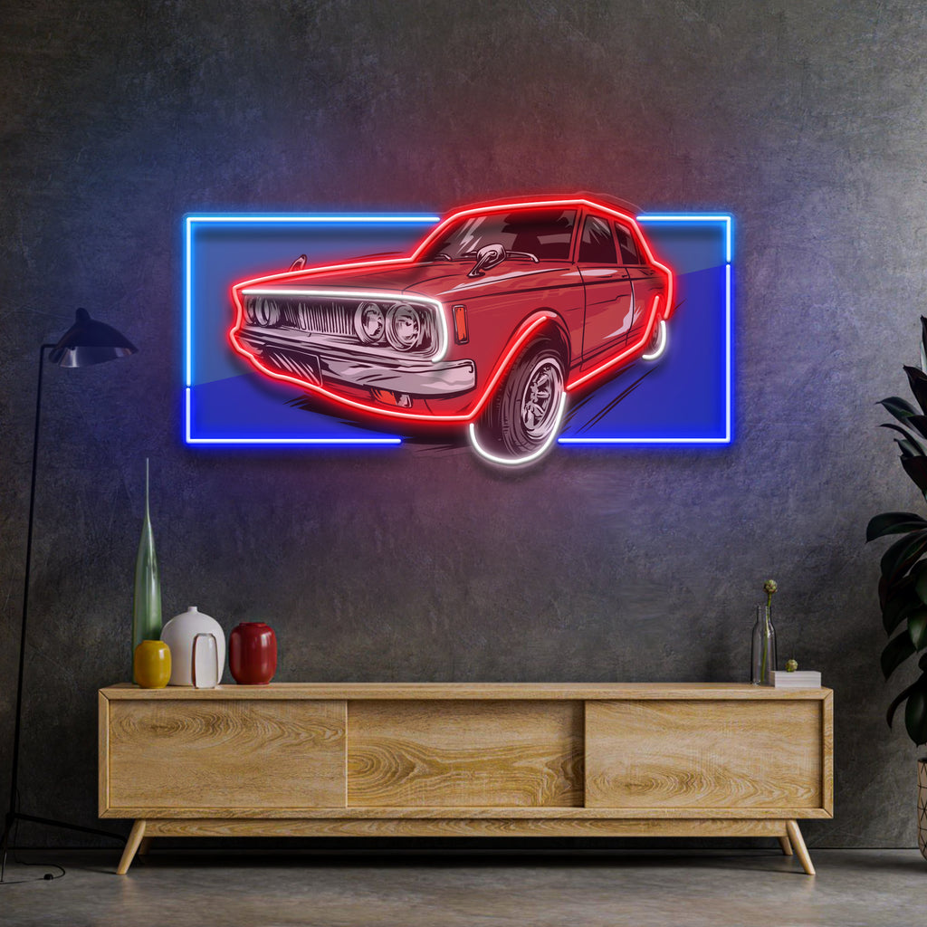 Vintage Old Car LED Neon Sign Light Pop Art