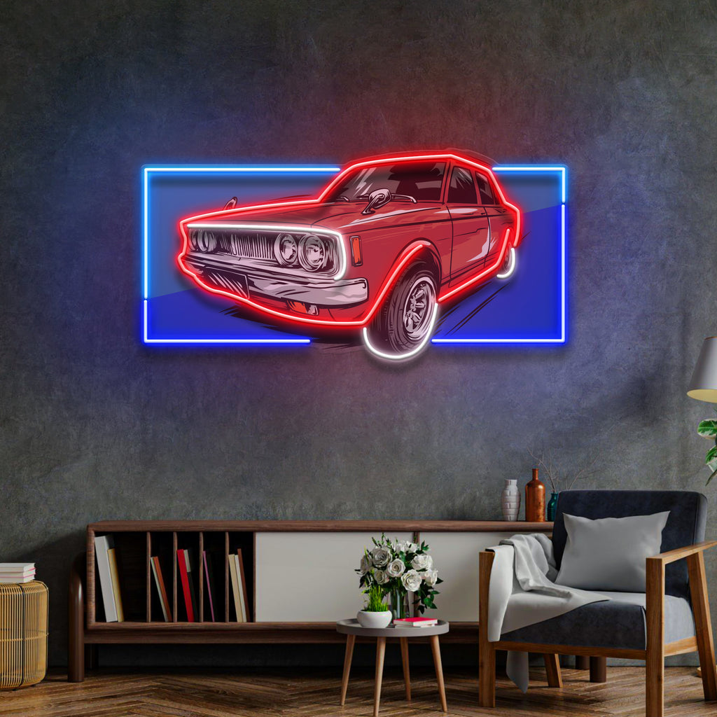 Vintage Old Car LED Neon Sign Light Pop Art