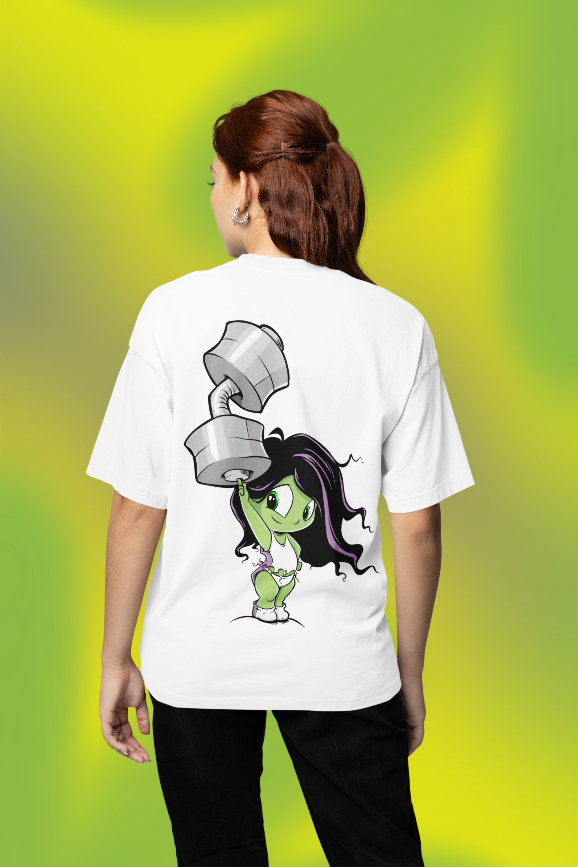 "I AM SHE HULK" OVERSIZED TEE