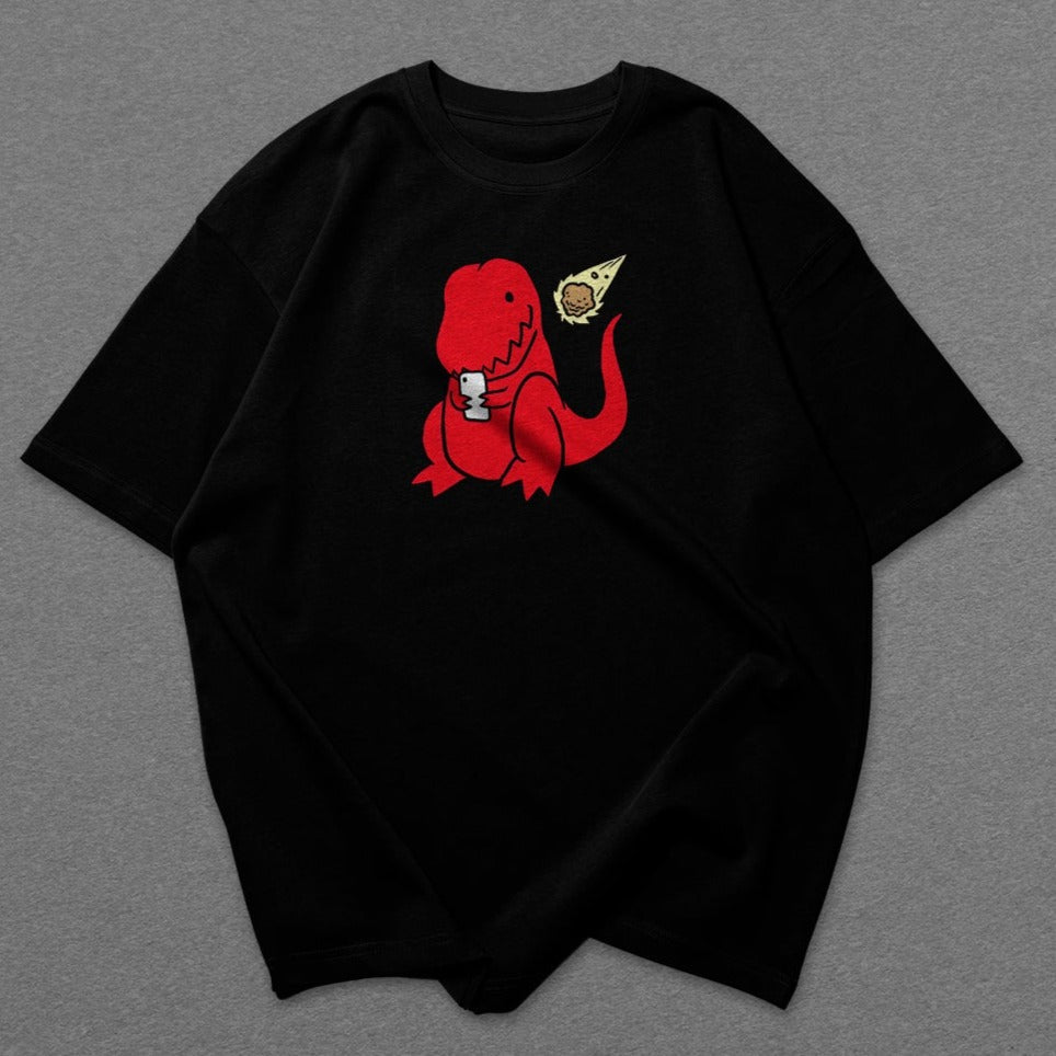 "END-O-SAURUS" UNISEX OVERSIZED TEE